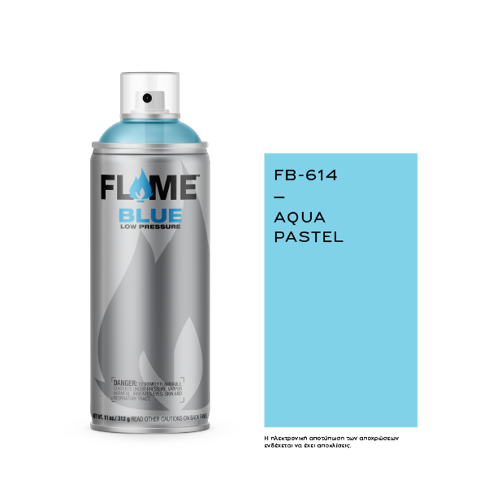 Spray Flame Blue 400ml, Aqua Pastel